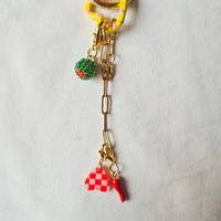 LLavero y bolso de moda personalizables bonitos a la moda para mujer, colgante intercambiable, llaveros de cristal