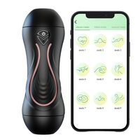 电动双面骑士振动飞机杯全自动自慰器智能APP互动挤压器成人男士