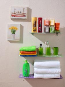 Paire de pinces pour étagère midi en aluminium, support <span class=keywords><strong>d</strong></span>'étagère en verre métallique pour la cuisine et la salle de bain - Product Image 6