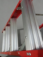 Échelle latérale simple en fibre de verre 4, 5, 6, 7, 9, 12 marches