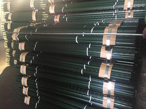 Mỹ loại màu xanh lá cây sơn 6.5ft <span class=keywords><strong>t</strong></span> trụ cộ<span class=keywords><strong>t</strong></span> kim loại <span class=keywords><strong>t</strong></span> bài hàng rào bài - Product Image 4