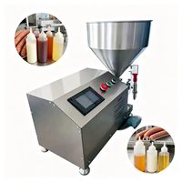 Petite machine de remplissage quantitative commerciale à panneau chinois et anglais, facile à utiliser