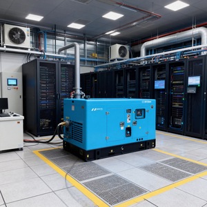 เครื่องกำเนิดไฟฟ้าดีเซลแบบเงียบ 25kW ขายดี 50/60Hz พกพาสะดวก สตาร์ทไฟฟ้า พร้อมตู้กันฝน เหมาะสำหรับใช้ในบ้าน - Product Image 2