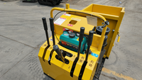 Mini-dumper chenillé de haute qualité, hydraulique, auto-chargeur, tout-terrain, avec chenilles en caoutchouc