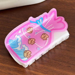 Pinzas para el Cabello con Diseño de Animales Personalizables de Fábrica <span class=keywords><strong>Wow</strong></span> Sheila, Pinzas para el Cabello con Diseño de Oso, Tiburón, Gatito de Dibujos Animados, Estilo Europeo y Americano - Product Image 6