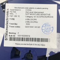 Composants électroniques USBLC6-2P6 17V Clamp 5A Ipp Tvs Diode IC USBLC6