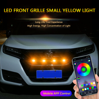 Lumière de calandre LED 5W jaune 12V universelle BRAD, nouvelle, très vendue, lumière d'avertissement pour voiture, pare-chocs, capot, accessoires automobiles