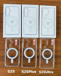 Casing HP iPhone 17 Pro Magnetik Transparan <span class=keywords><strong>TPU</strong></span> Anti Benturan untuk iPhone 11 12 13 14 15 16 17 Pro Max - Product Image 3