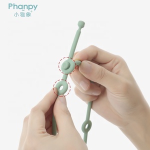 Catenella Anti-Caduta per Neonati Phanpy, Clip per Ciuccio in Silicone 100% Alimentare, Porta Massaggiagengive per Bambini - Product Image 2