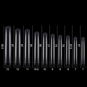 Puntas <span class=keywords><strong>de</strong></span> <span class=keywords><strong>Uñas</strong></span> Extra Largas Tipo Ataúd 2026, Sin Curva C, Stiletto, Transparentes, <span class=keywords><strong>de</strong></span> Gel ABS, Venta al Por Mayor - Product Image 3