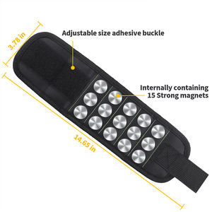 Organisateur d'outils magnétiques robustes avec clip de <span class=keywords><strong>ceinture</strong></span>, étui à outils réglable, clé, tournevis et forets-Outil durable - Product Image 3