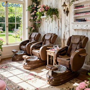 パイプレスワールプールペディキュアチェアネイルサロン用配管なし高級 - Product Image 1