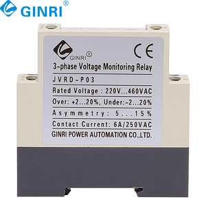 3 pha 4 dây có thể chuyển đổi 8 cấp điện áp định mức pha trình tự trên dưới Rơle giám sát điện áp - Product Image 6