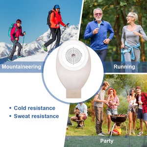 Fournitures médicales Zodelo Prix bas Sac de colostomie imperméable en une seule pièce Sacs de colostomie Ostomie pour les soins à domicile à l'hôpital - Product Image 6