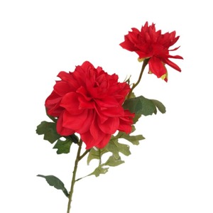 Arrangement floral artificiel Queyiyi Flowers Dahlias 68cm en soie pour la décoration de la maison et des mariages - Product Image 5
