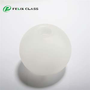 Abat-jour en verre borosilicate 3.3 transparent dépoli avec filetage G9, personnalisable, pour lampe LED dimmable, garantie 3 ans, pour intérieur - Product Image 4