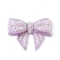 Applique brodée 3D faite à la main avec strass et perles, motif coquillages, à coudre