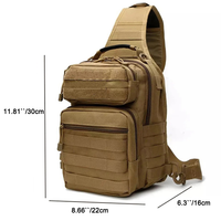 Sac de Poitrine Tactique Portable Léger pour Randonnée, Sacoche de Réponse aux Traumatismes, Grande Capacité, Fermeture Éclair, en Tissu Oxford