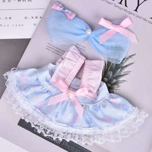 Vente en gros de peluches créatives style dessin animé, poupées habillées, jouets pour bébés à la mode avec accessoires charmants - Product Image 4