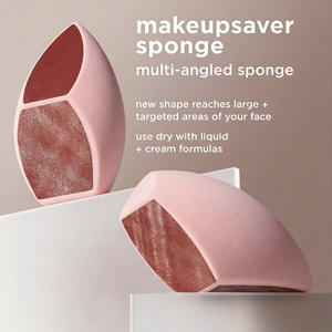 Nueva Esponja de Maquillaje de Moda, Esponja Mezcladora de Maquillaje de Cuero Sintético con Huella Dactilar, Multicolor - Product Image 3