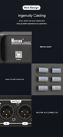 Nuoxun Driverack Pa2 Processeur audio DSP numérique avancé de meilleure qualité en Chine Équipement de sonorisation de qualité supérieure
