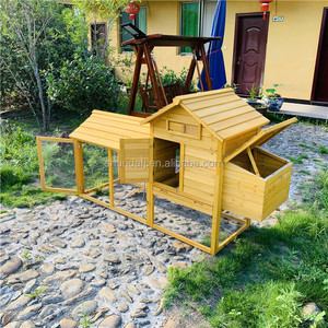 SDC003-A Gallinero de Madera Sostenible con Diseño Impreso para Gallinas Ponedoras - Ecológico, Impermeable, para Uso en Exteriores en Todas las Estaciones - Product Image 5