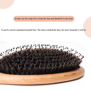 <span class=keywords><strong>Brosse</strong></span> à <span class=keywords><strong>cheveux</strong></span> en bois Pro Eco pour <span class=keywords><strong>cheveux</strong></span> <span class=keywords><strong>fins</strong></span>, naturels, doux et <span class=keywords><strong>fins</strong></span>, peigne de Massage - Product Image 3