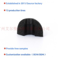 Embouts d'oreille en mousse à mémoire de forme universels, conçus spécifiquement par l'usine, à récupération lente et douce, pour écouteurs Bluetooth TWS