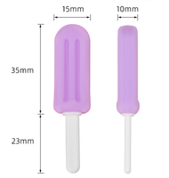 Bâtonnets à mâcher orthodontiques en silicone en forme de bâtonnet de glace, saveur fruitée, pour appareils dentaires invisibles, lot de 2, qualité A+, pour adultes et enfants