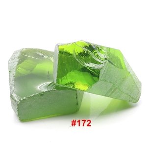 Pietra preziosa grezza colore peridoto sintetico nanositale grezza pietra preziosa non tagliata prezzo - Product Image 1