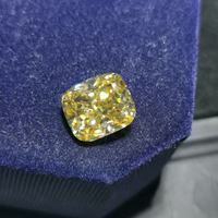 Yüksek kalite mükemmel kesim düzenli beyaz yastık şekli Moissanite gevşek taşlar için benzersiz takı kreasyonlar