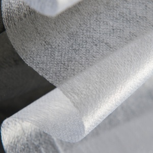 Tissu d'interfaçage thermocollant non tissé double point PA - Product Image 1