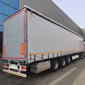 Remolques de Carga con Cortina Lateral de 20 pies/40 pies Fabricados en China en 2024 para Transporte en Semirremolques - Product Image 2
