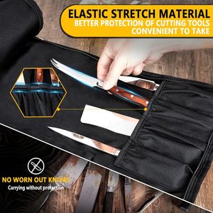 Muestra gratuita: Bolsa enrollable universal para cuchillos de chef con correa ajustable para el hombro, cuchillos no incluidos - Product Image 5