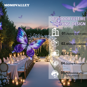 Momovalley Nuovo Arrivo Drone Tradizionale per Matrimoni all'Aperto, Resistente al Vento, con LED Bionici a Farfalla, <span class=keywords><strong>Volo</strong></span> Stabile Ingegnerizzato per Aerei Aperti - Product Image 5