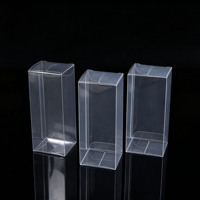 Boîtes en plastique PET rectangulaires transparentes pour cadeaux et artisanat, contenants d'emballage transparents vierges, boîte de rangement pour CD