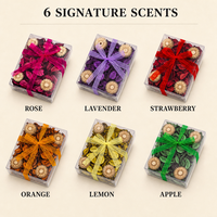 Sachet parfumé décoratif 70g en PVC pour boîte cadeau, pot-pourri parfumé, fleurs séchées, parfum d'ambiance pour la maison