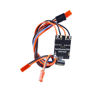 Bộ Điều Khiển Tốc Độ Kép ESC Chải 2S-3S 5A X <span class=keywords><strong>2</strong></span> ESC Điều Khiển Tốc Độ RC Xe ESC - Product Image 3