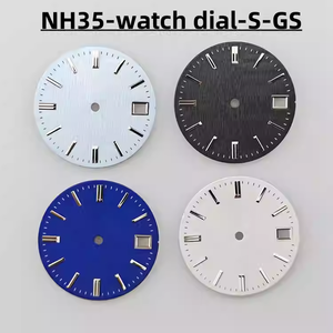 Đồng hồ bằng thép không gỉ 28.5mm nh35 mặt số màu xanh lá cây dạ quang và màu đen không thấm nước tự động Bộ phận đồng hồ - Product Image 2