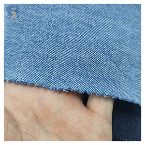 <span class=keywords><strong>Tissu</strong></span> en denim sergé bon marché de l'usine de Guangzhou Foshan, prix du <span class=keywords><strong>tissu</strong></span> en denim extensible en coton et élasthanne 10s à vendre - Product Image 5