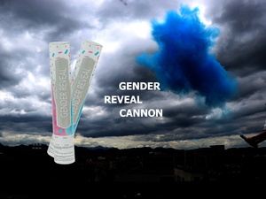 Ensemble de révélation de sexe de bébé <span class=keywords><strong>surprise</strong></span> garçon ou fille, décorations de fête, canon à fumée pour révélation de sexe, paquet pour fête de révélation de sexe - Product Image 4