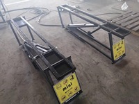 Cric hydraulique portable mini-ciseaux à double vérin, capacité 3000 kg, pour service rapide automobile