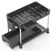 Étagère de cuisine Récipients de rangement pour armoires Organisateurs de tiroirs de cuisine en plastique et rangement pour la maison