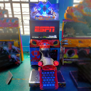 Machine de jeu de course vidéo d'arcade de moteur de neige de simulateur de course de <span class=keywords><strong>moto</strong></span> à jetons pour le terrain de jeu d'amusement - Product Image 2