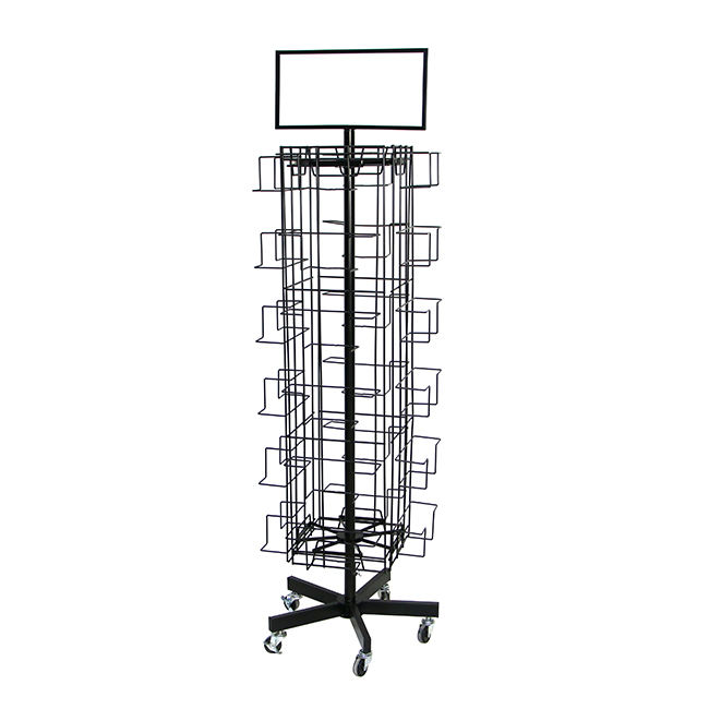 Free Standing 4 Sided 24 Pockets