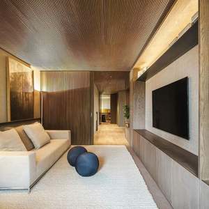 เฟอร์นิเจอร์บ้านสั่งทำสำหรับห้องนั่งเล่น ห้องนอน และอพาร์ตเมนต์ ตู้เก็บของไม้ทั้งหลังและชั้นวางหนังสือแบบตั้งพื้น - Product Image 2