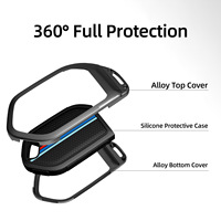 Housse de protection pour clé de voiture en alliage de zinc, luxe, résistante aux rayures, pour Telluride (2023-2025) K5 GT-Line EV5, clé intelligente