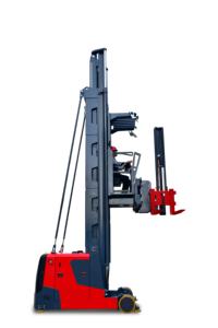 Camión apilador de paletas eléctrico <span class=keywords><strong>Man</strong></span>-Up de elevación ultraalta de alta precisión para almacén de almacenamiento - Product Image 6