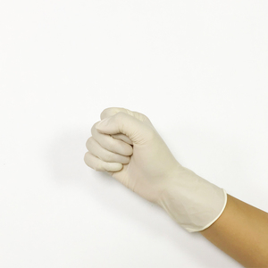 Gants d'examen en latex jetables, texture sur les doigts, sans poudre, épaisseur 5 MIL, longueur 24 CM, poudrés et non poudrés - Product Image 2