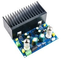Papan penguat Amplifier, 25W * 2 tabung Amplifier demam 6J1 LM1875 tabung vakum 2.0 Stereo Audio papan Amplifier Kit Diy